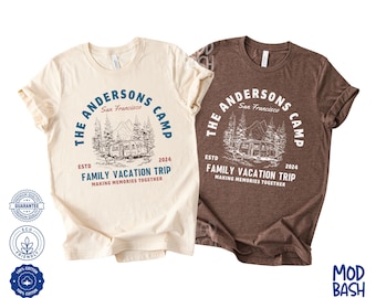 Custom Family Camp Shirt, Family Reunion Shirt, Matching Cabin Crew Shirt, Family Summer Camp, Friends Adventure Shirt, Lake Family Reunion