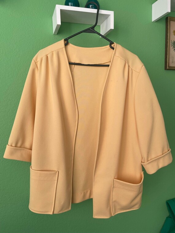 Light-Weight Hand-Sewn Women's Yellow Blazer Jacke