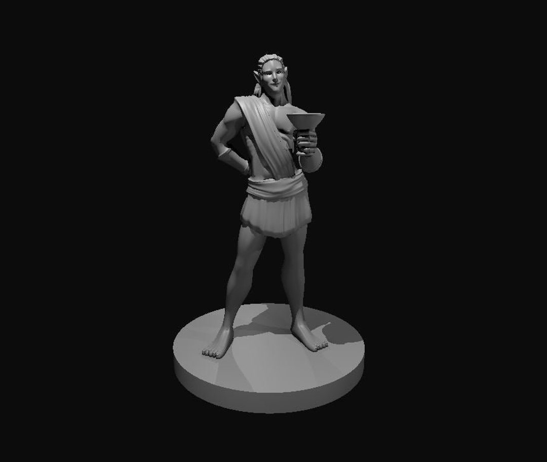 Drow Favored Consort Miniature Model for D&amp;D Dungeons and Dragons ...
