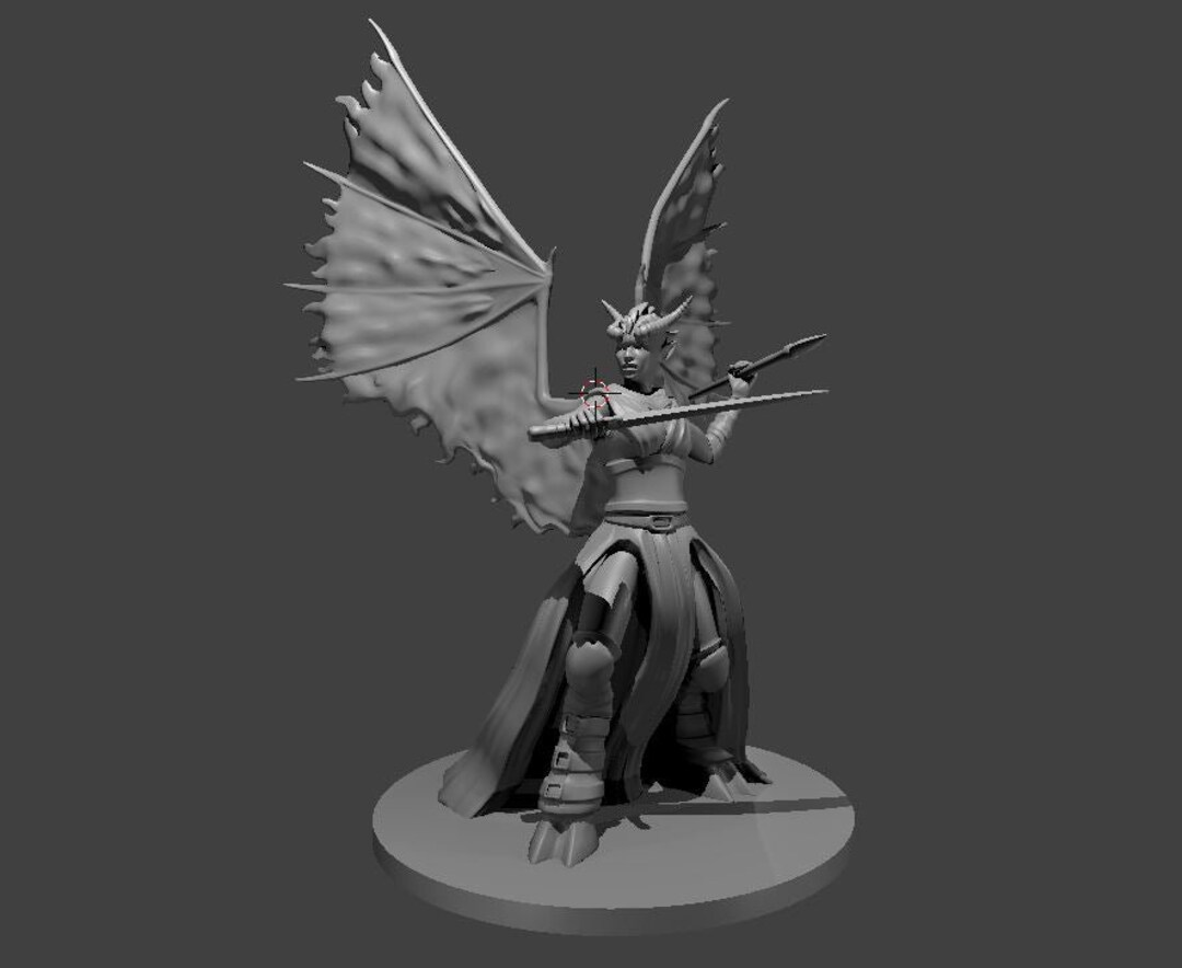 Zariel Miniature Model for D&D Dungeons and Dragons, Pathfinder and