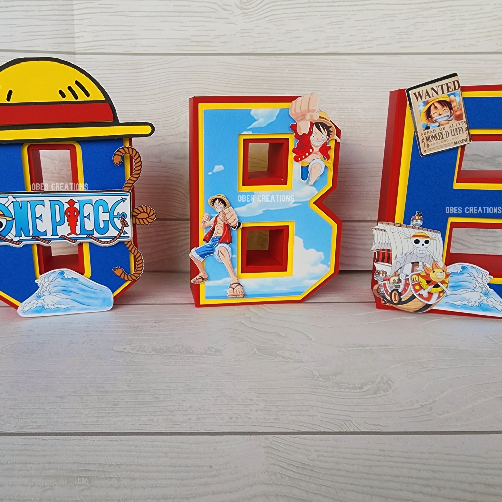 One Piece Party Decorations One Piece Birthday Decorations One Etsy