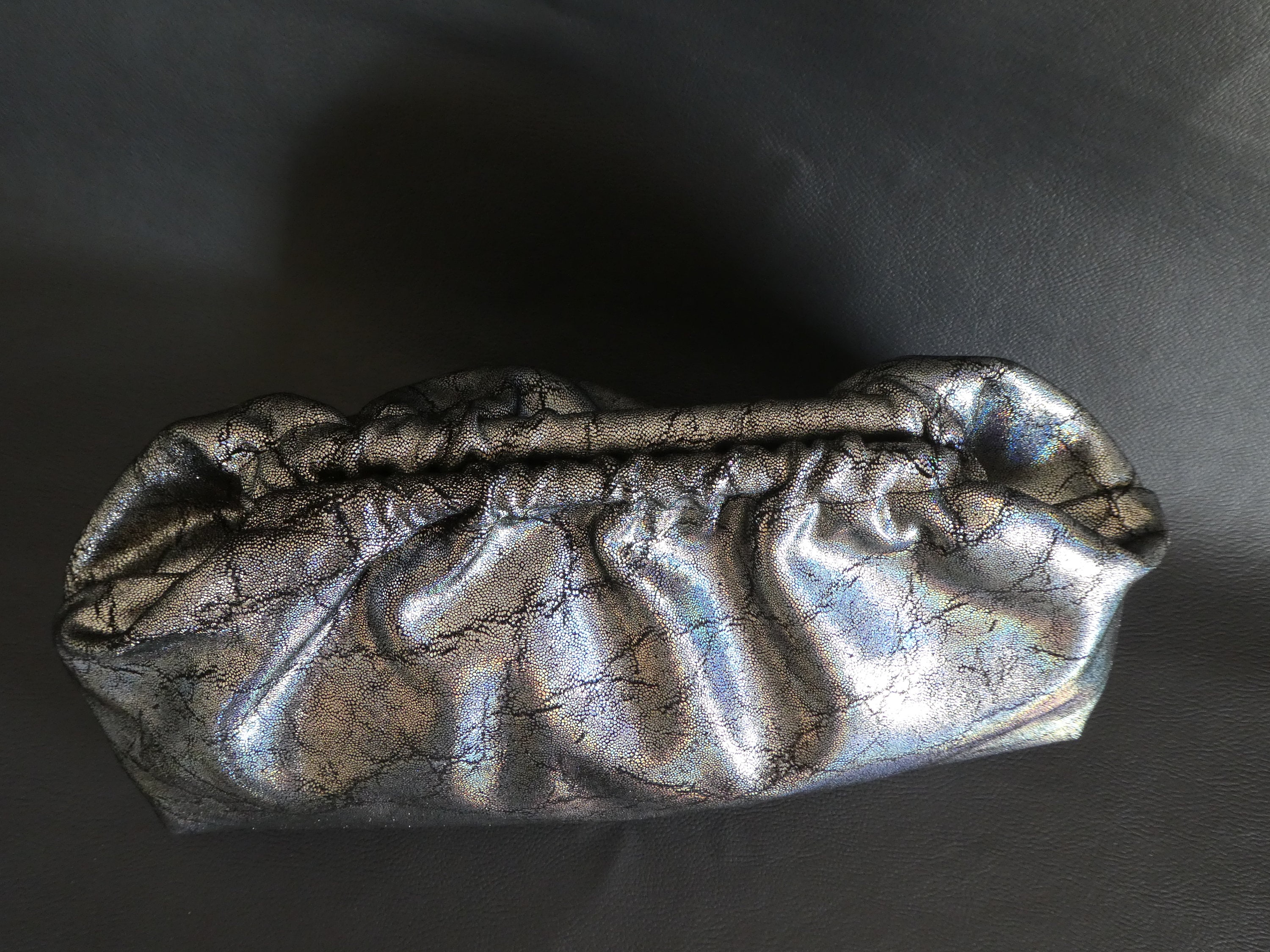 Bottega Veneta Silver Pouch Etsy Canada