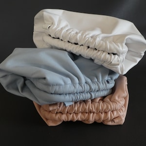 Leder HOCHZEIT CLUTCH Weiße Braut Geldbörse Tasche, Blush rosa / silber / gold / babyblau Brautjungfer Wolke Kupplung, Cross Body Schulter Handtasche
