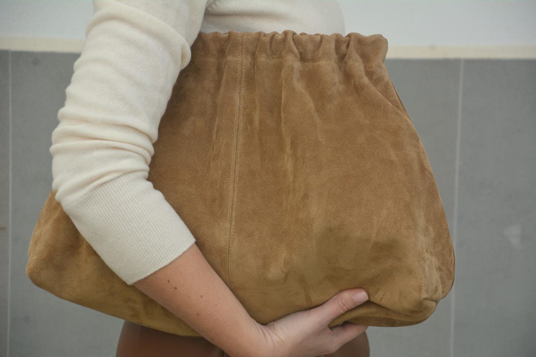 Rhombus Clutch & Shoulder Dumpling Bag