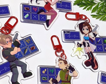 バイオハザード キャラクター 3 インチ キーホルダー || レオン