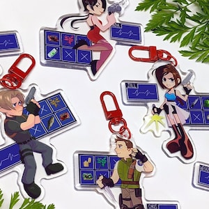 RESIDENT EVIL: Inventory Charms (Reversible Acrylic Designs)