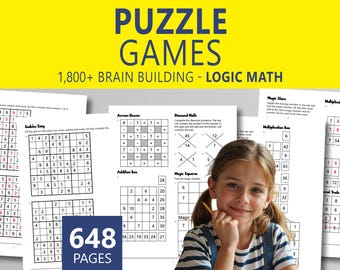 Łamigłówka matematyczna: ponad 1800 łamigłówek dla dzieci, klasy 3–5 (plik PDF do druku)