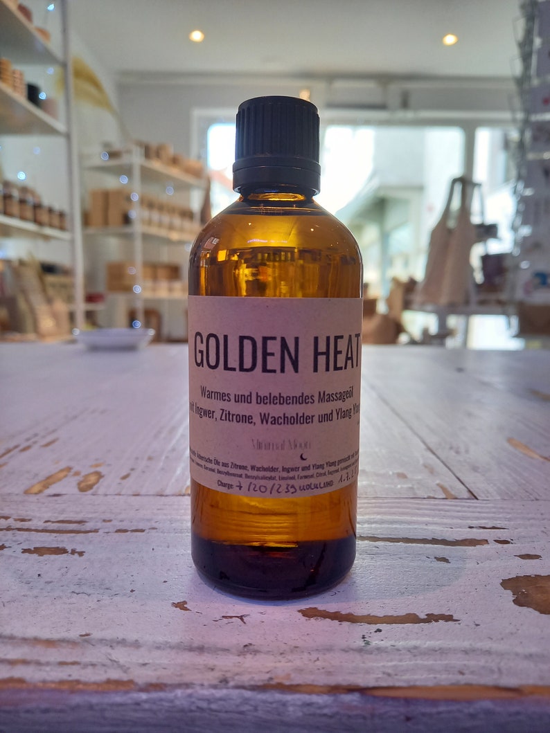 GOLDEN HEAT I Body und Massageöl I Aromatherapie Bild 3