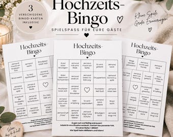 Bruiloftsbingo | Minimalisme | Zwart-wit | Bruiloftsspel | Printbare PDF-sjabloon | Bruid en bruidegom | Bruiloftsfeest | Bruiloftsfeest