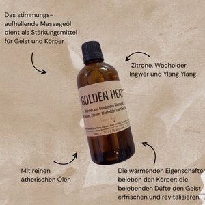 GOLDEN HEAT I Body und Massageöl I Aromatherapie Bild 2