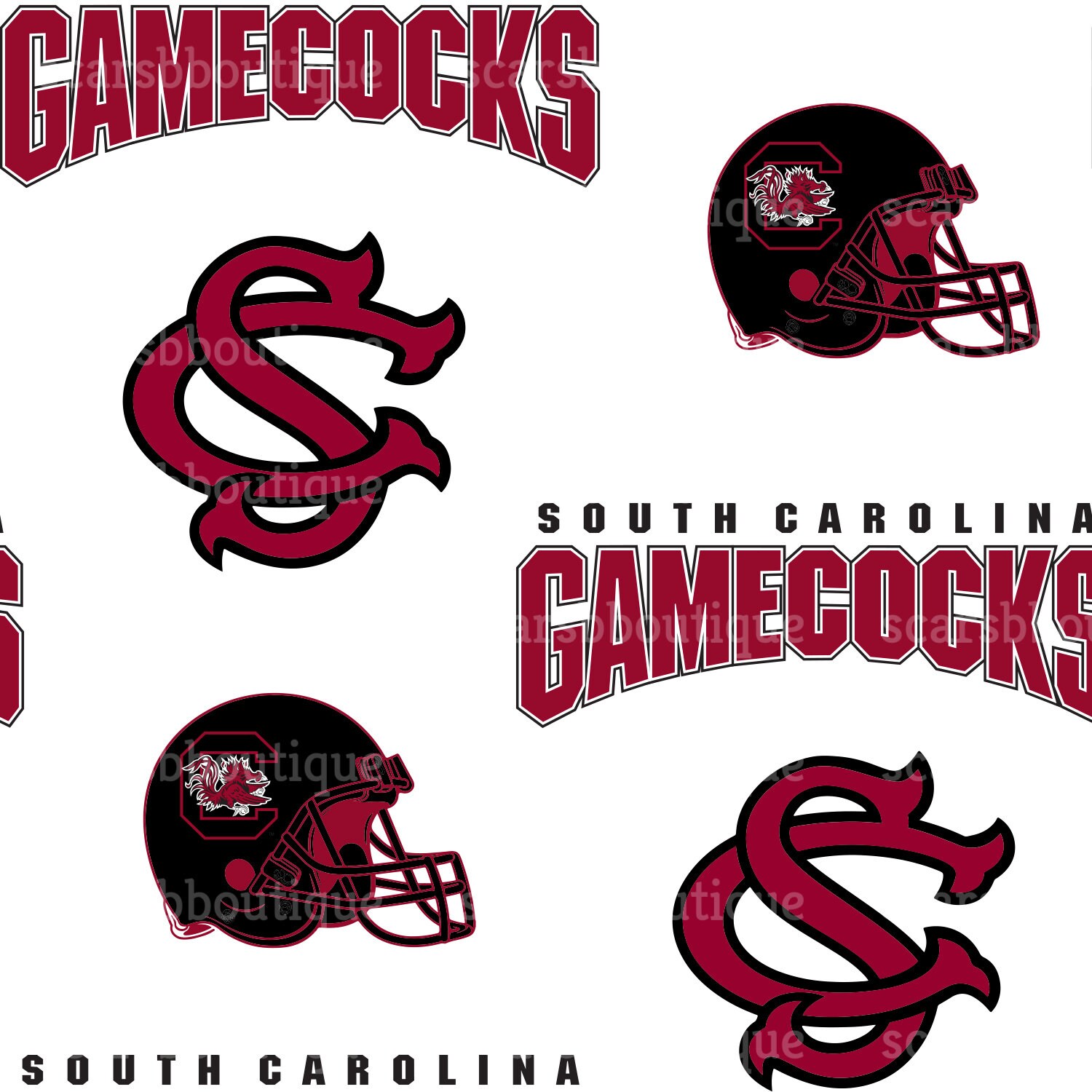 Gamecocks Stencil - Etsy