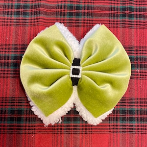 Santa clause bow, christmas bow, bows for girls, baby bows, baby wraps, head wraps, head bows