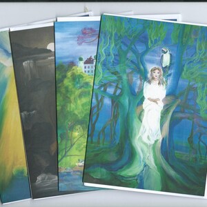 Set of 20 (5 of each) Australian Artist Inspirational LIMITED EDITION Greeting Cards