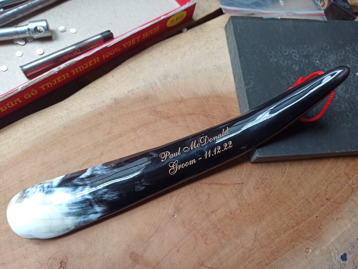 Shoe Horn Personalized Engravedcustom Shoe Horn Long Etsy