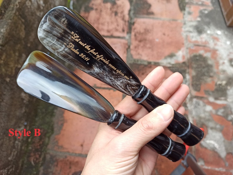 Custom Shoe Horn Long Handlepersonalized Shoe Horn Engraved Etsy