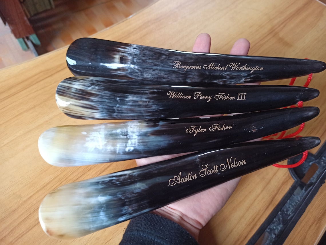 Shoe Horn Personalized Engravedcustom Shoe Horn Long Etsy