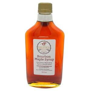 Bourbon Maple Syrup - Barrel Aged - 375mL Glass Bottle