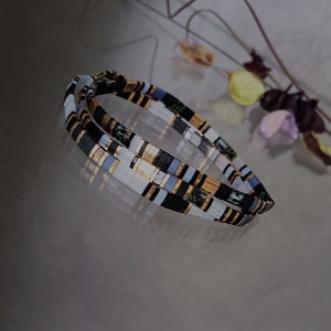 Tila Pearl Bracelet For Women Blue Black Pearl Bracelet Boho Chic Pearl Bracelet