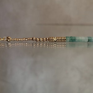 Collier Vague Élégant - Bijou Océan Bleu Réglable - Pendentif Inspiration Force & Résilience - Cadeau Symbolique Pour Femme - 4