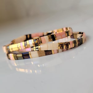Japanese Bracelet For Women Of Your Choice In Miyuki Tila Beads Boho Boho Beaded Bracelet
