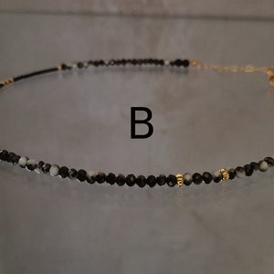 Fine Miyuki Necklace For Women Minimalist Chocker Necklace Miyuki Seed Beads and Gold Plated Choker Necklace Pendant B