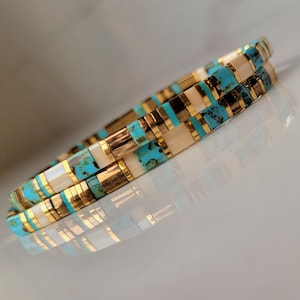 Tila Bead Bracelet For Women Japanese Stretch Bracelet Miyuki Beaded Bracelet