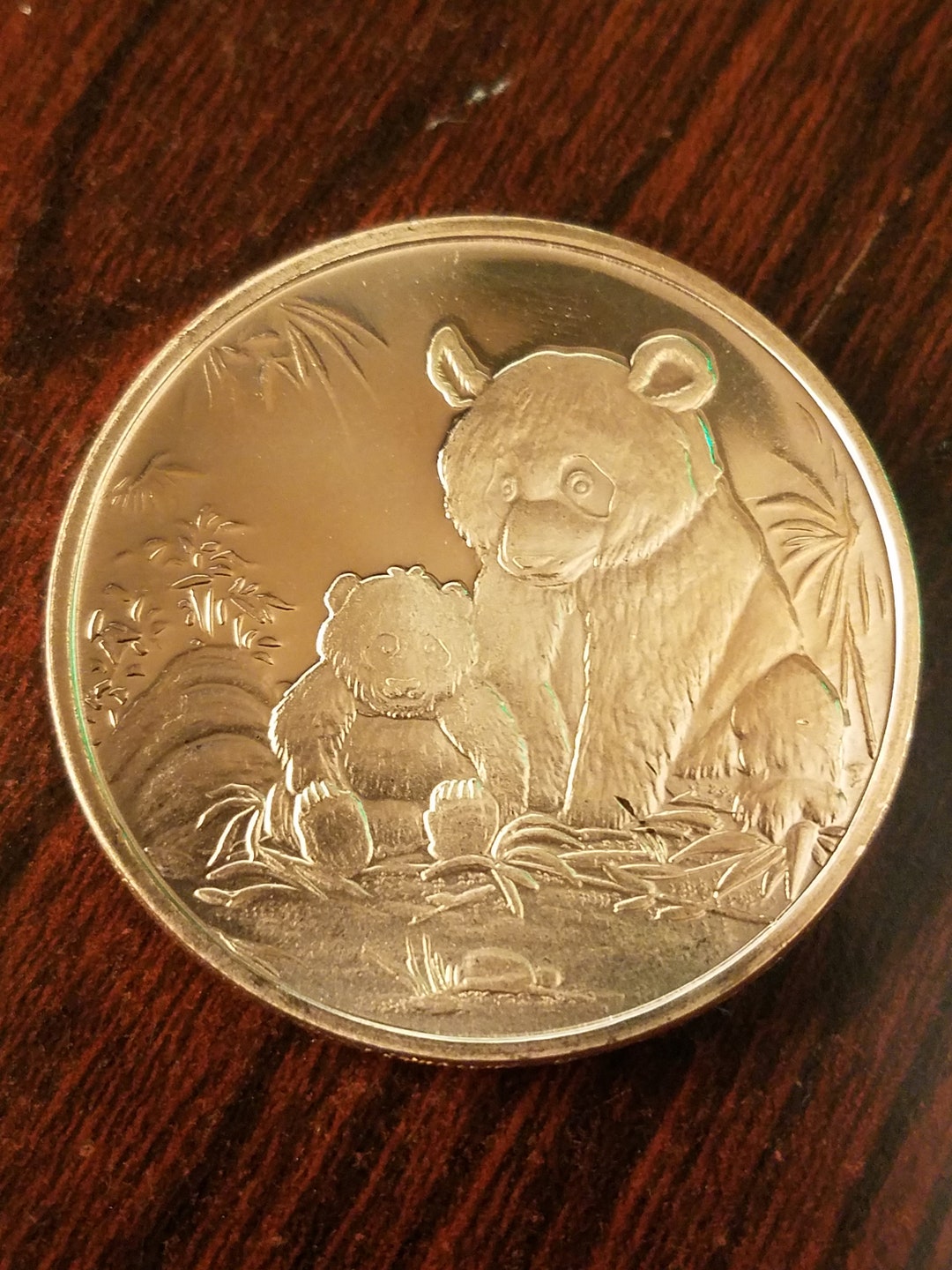 1 Oz .999 Panda Copper Round - Etsy
