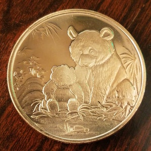 1 oz .999 Panda Copper Round