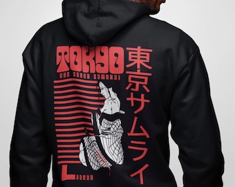 Japanese Samurai Shirt Unisex Cyberpunk Shirt Japanese 