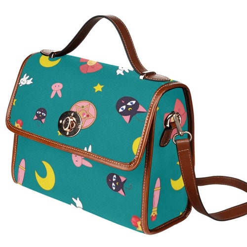 Luna Sailor Moon Bag Anime Bag Waterproof Canvas Bag Small Etsy