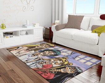 ALAZA Cute Cartoon Pig Piggy Area Rug Rugs for Living Room Bedroom 5'3 x4'
