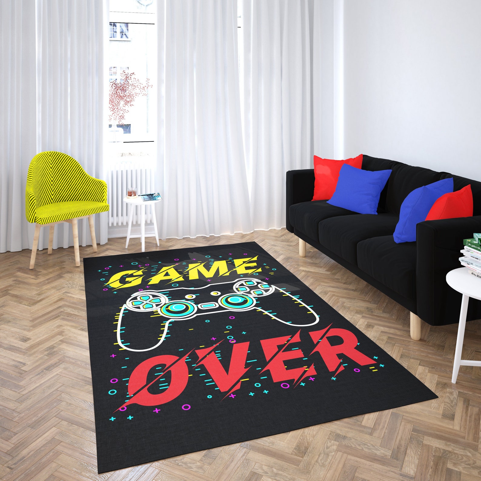Gaming Rug Hype Dornier Rug Gaming Decor Video Game Rug - Etsy