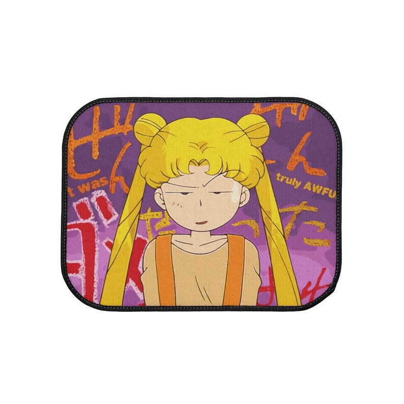 Sailor Moon Car Floor Mat Kawaii Mat Anime Car Floor Mats Etsy