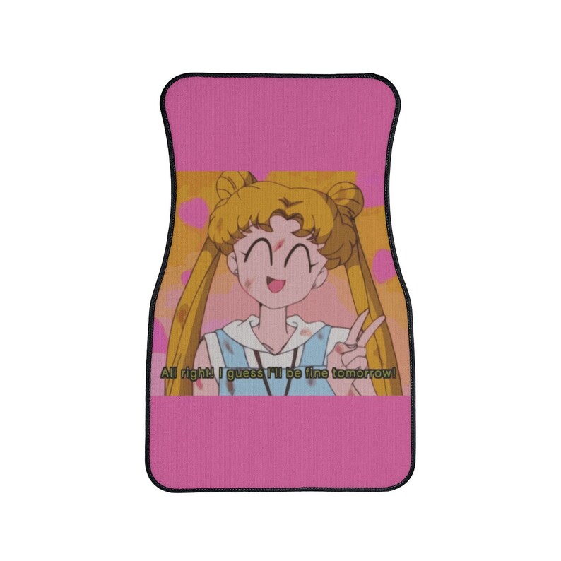 Sailor Moon Car Floor Mat Kawaii Mat Anime Car Floor Mats Etsy