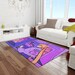 Anime rug - Sailor Moon rug, kawaii rug, hype rugs, purple rug, vaporwave decor, oversize rug, funky, anime merch, cartoon rugs, cool rugs 