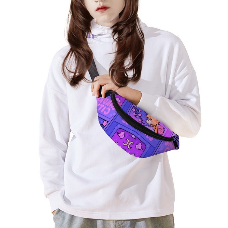 Kawaii Fanny Pack Anime Fanny Pack Pattern Sailor Moon Bag Etsy