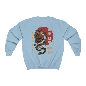 Japanese dragon sweatshirt Clearance