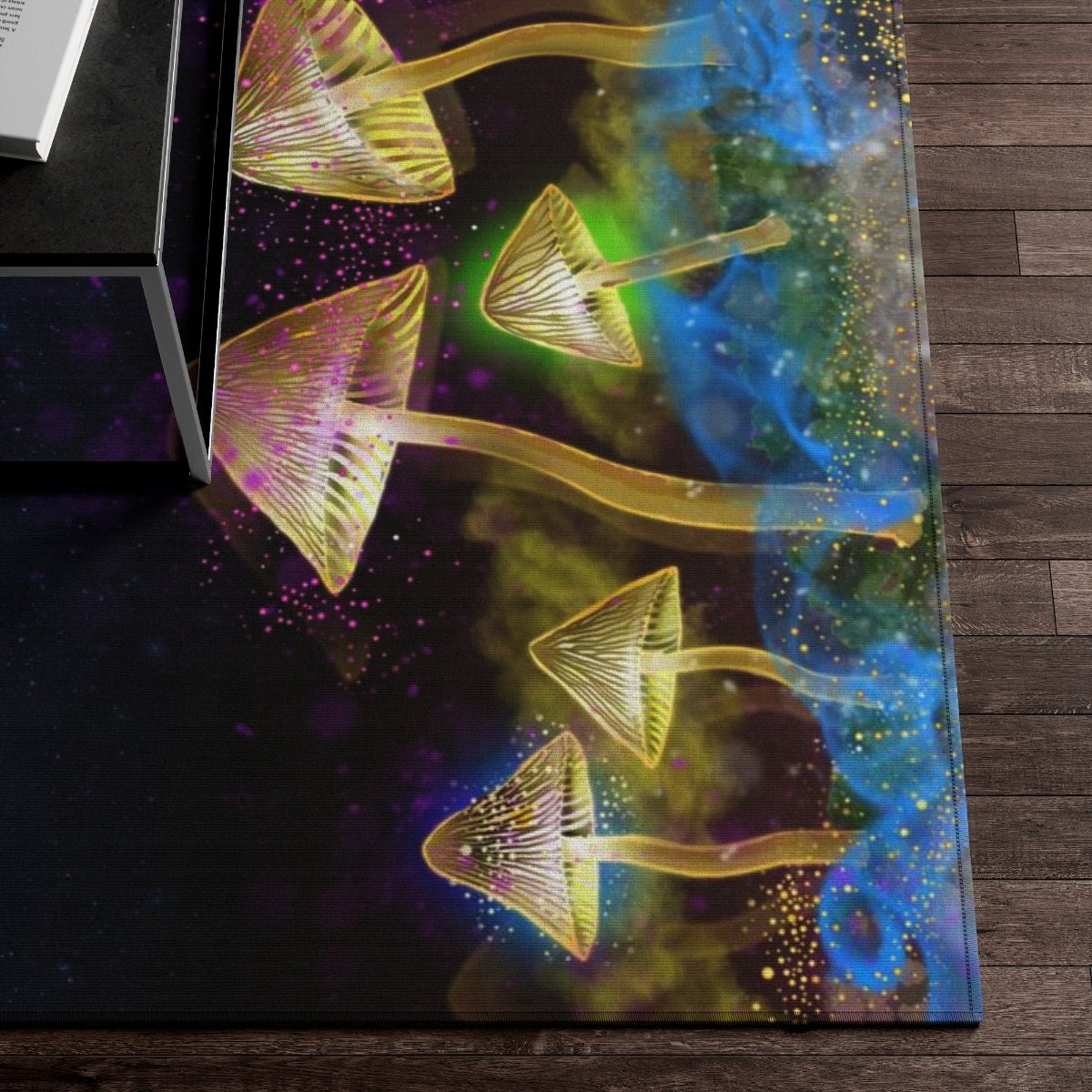 Mushroom Rug Aesthetic Rug Psychedelic Strange Rug Trendy | Etsy