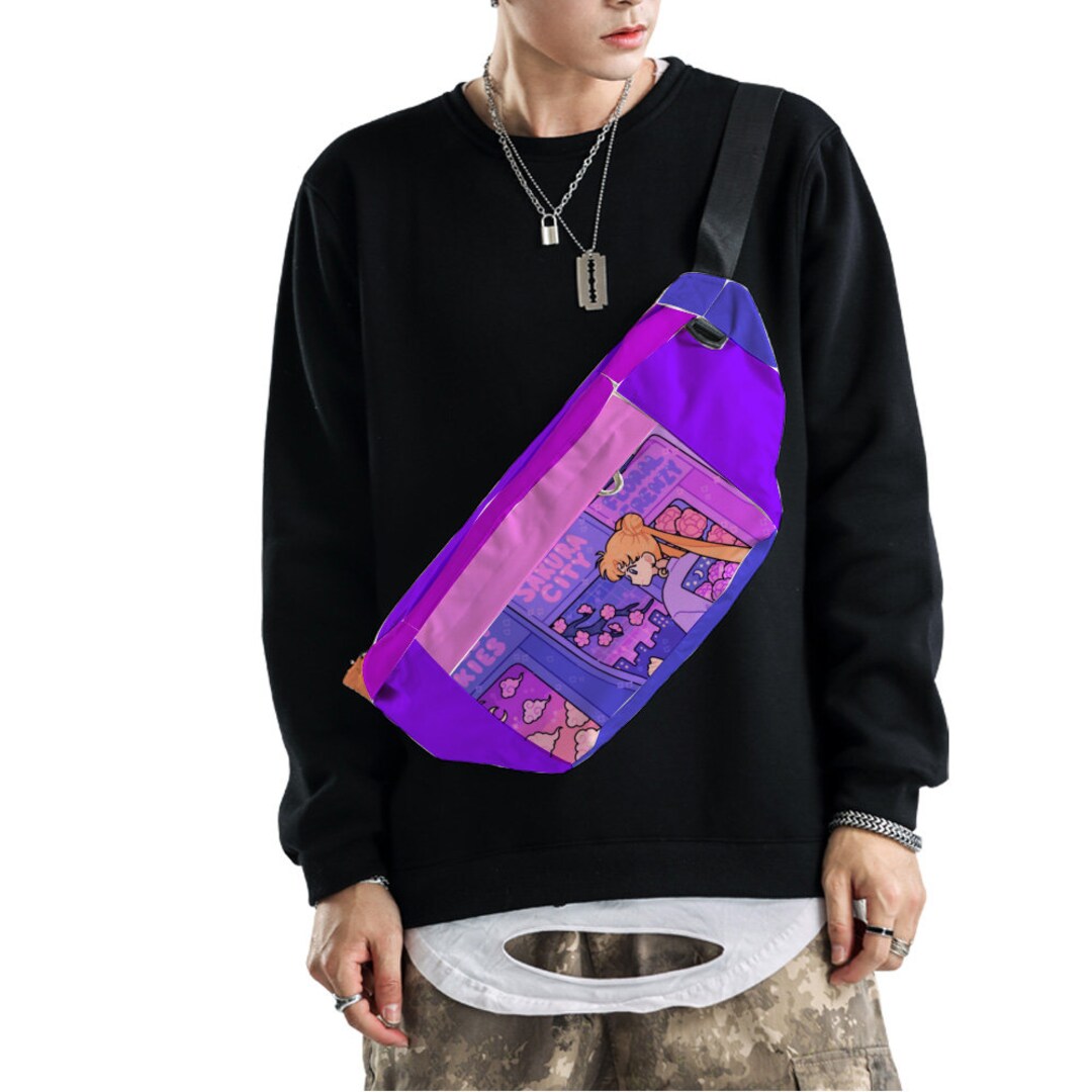 Kawaii Fanny Pack Anime Fanny Pack Pattern Sailor Moon Bag Etsy