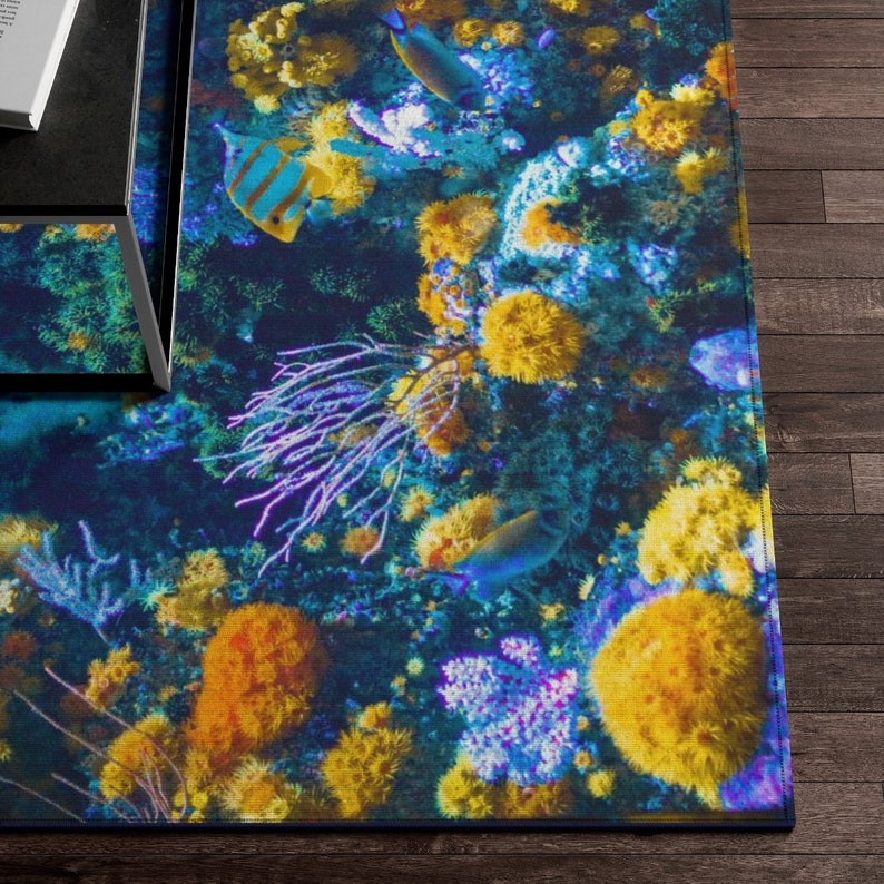 Ocean Rug Aesthetic Rug Strange Rug Trendy Rug Decor | Etsy