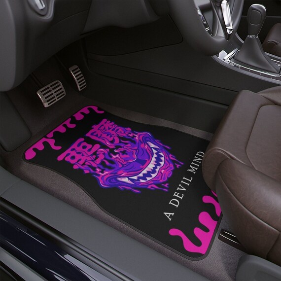 Buy Oni Demon Art Print Car Floor Mat Japanese Demon Print Cute