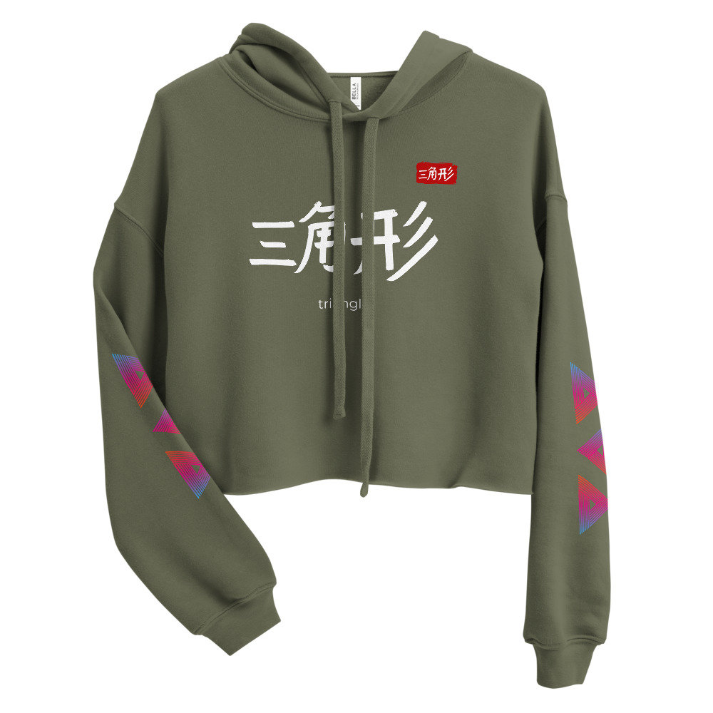 Crop top store hoodie shopee