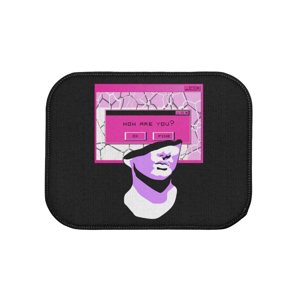 Vaporwave Car Floor Mat, Harajuku, Cute Car Accessories for Teens ...