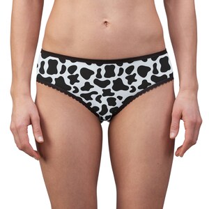 Cow Lingerie, Women's Briefs, Cute Anime Lingerie, Kawaii Lingerie Plus