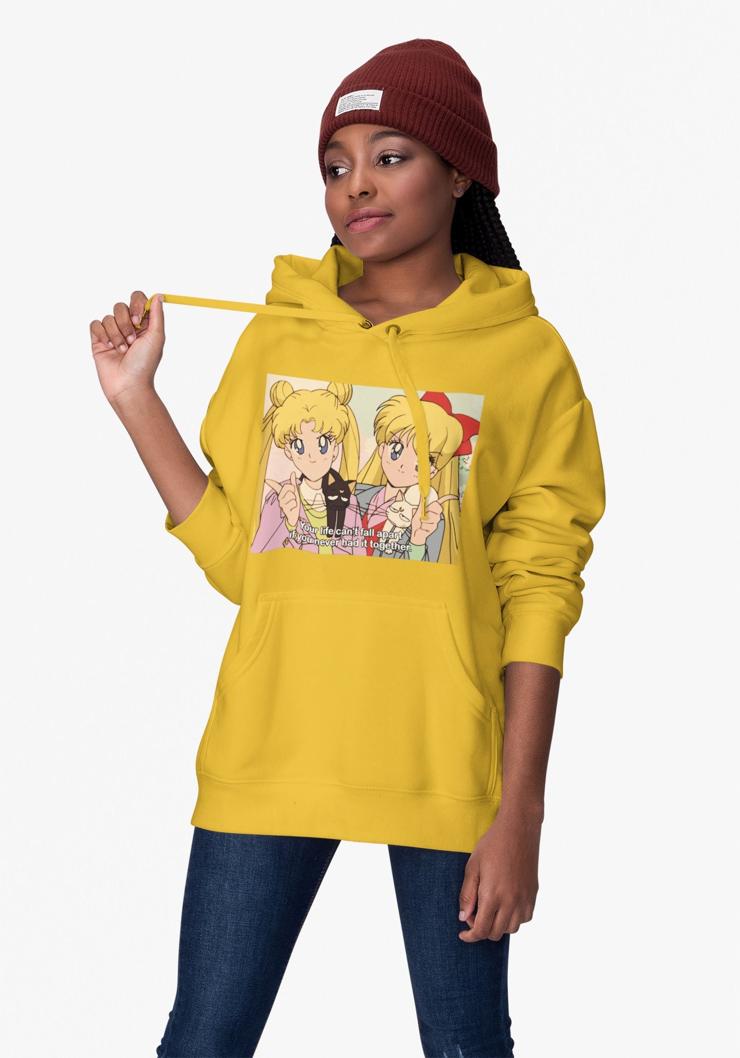 Discover Unisex Sailor Moon Hoodie, kawaii Sailor Moon, anime streetwear