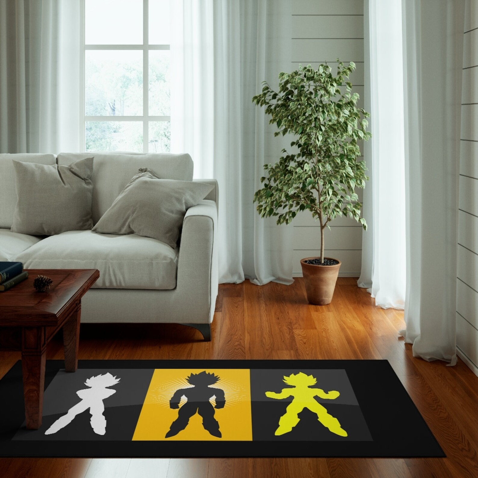 Gaming Rug - Anime Rug, Gaming Decor, Cartoon Rugs, Video Game Rug ...