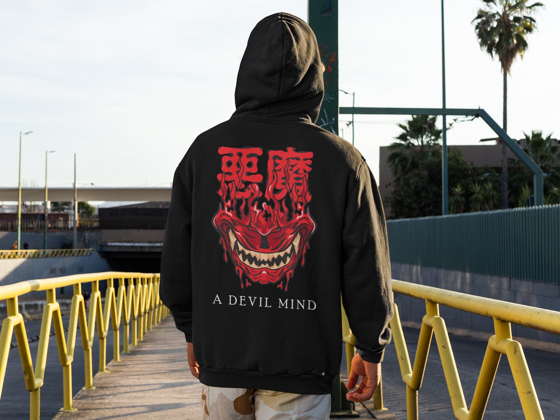 Samurai Cloak hoodie & Oni cloak Hoodie Japanese Streetwear 3D