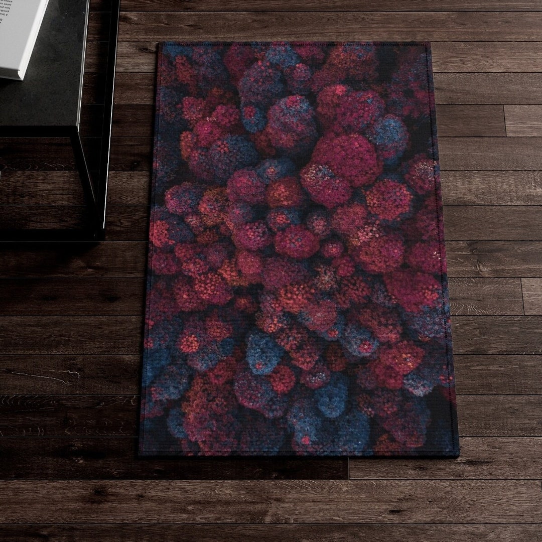 Forest Rug Aesthetic Rug, Trendy, Boho Rug, Colorful, Fireplace Rug ...