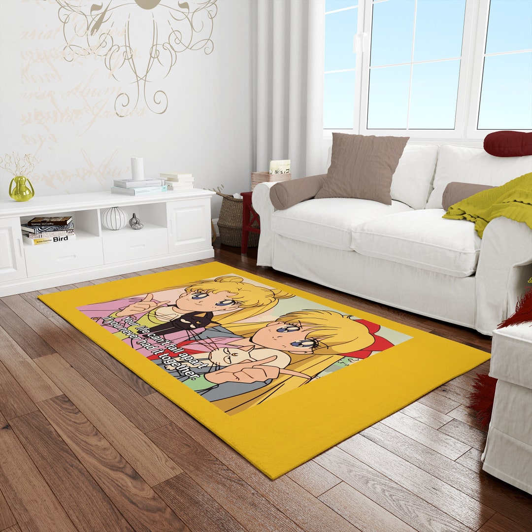 Anime Rug Sailor Moon Rug Kawaii Rug Hype Rugs Modern - Etsy