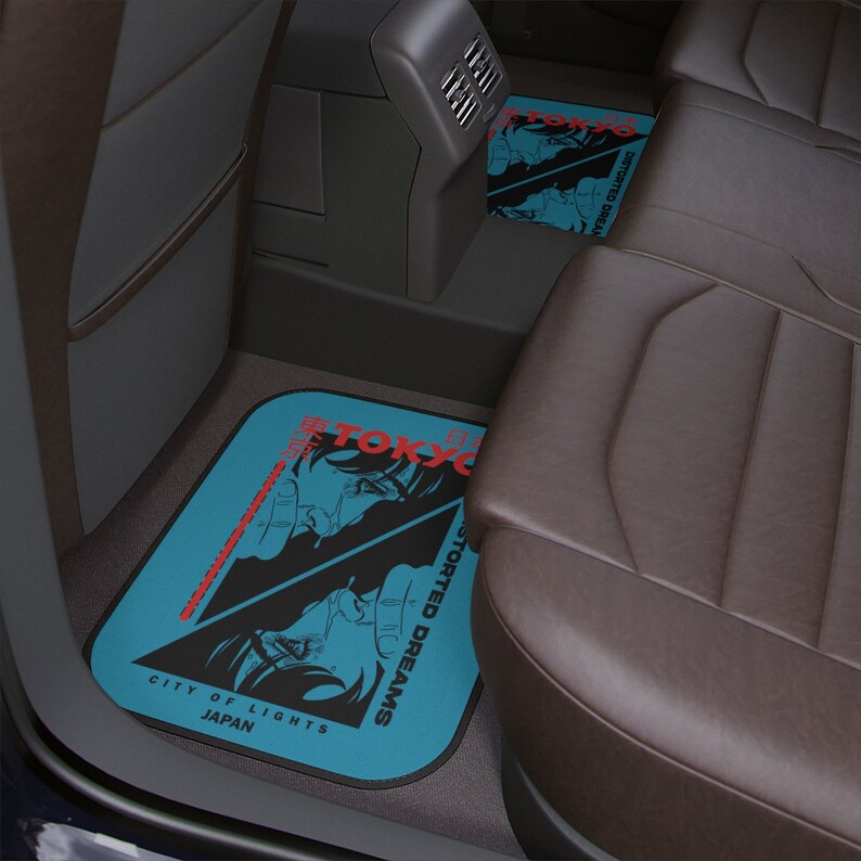 Anime Car Floor Mats Kawaii Mat Cute Car Accessories for Etsy